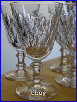 BACCARAT CRISTAL 6 VERRES PORTO APERITIF MODELE ARMAGNAC ht 11 cm