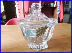 BACCARAT Confiturier, sucrier en cristal modèle Harcourt Missouri