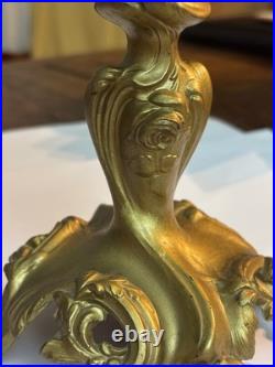 BACCARAT. Coupe montée en cristal et métal doré, modèle Bambou, Napoléon III