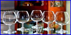BACCARAT Ensemble de 6 grands Verres à cognac, en cristal fin Perfection