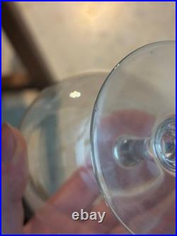 BACCARAT Ensemble de 6 grands Verres à cognac, en cristal fin Perfection