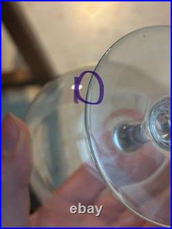 BACCARAT Ensemble de 6 grands Verres à cognac, en cristal fin Perfection