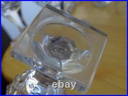 BACCARAT LE CREUSOT 6 ANCIENS VERRES A VIN BLANC APERITIF CRISTAL 19 EME 11,2 cm