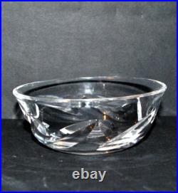 BACCARAT Lot 7 coupelles bol en cristal taillé biseau oblique D12.5 H5