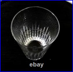 BACCARAT NANCY 6 GOBELETS VERRES CRISTAL 10 cm