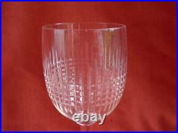 BACCARAT, NANCY SERIE DE 6 VERRES A EAU EN CRISTAL TAILLE, DEBUT XXème BACCARAT, NANCY SERIE DE 6 VERRES A EAU EN CRISTAL TAILLE, DEBUT XXème