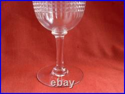 BACCARAT, NANCY SERIE DE 6 VERRES A EAU EN CRISTAL TAILLE, DEBUT XXème BACCARAT, NANCY SERIE DE 6 VERRES A EAU EN CRISTAL TAILLE, DEBUT XXème