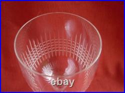 BACCARAT, NANCY SERIE DE 6 VERRES A EAU EN CRISTAL TAILLE, DEBUT XXème BACCARAT, NANCY SERIE DE 6 VERRES A EAU EN CRISTAL TAILLE, DEBUT XXème