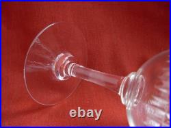 BACCARAT, NANCY SERIE DE 6 VERRES A EAU EN CRISTAL TAILLE, DEBUT XXème BACCARAT, NANCY SERIE DE 6 VERRES A EAU EN CRISTAL TAILLE, DEBUT XXème