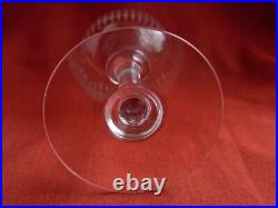 BACCARAT, NANCY SERIE DE 6 VERRES A EAU EN CRISTAL TAILLE, DEBUT XXème BACCARAT, NANCY SERIE DE 6 VERRES A EAU EN CRISTAL TAILLE, DEBUT XXème