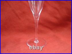 BACCARAT, SAINT REMY, SERIE DE 6 FLUTES A CHAMPAGNE EN CRISTAL, EPOQUE XXème