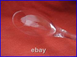 BACCARAT, SAINT REMY, SERIE DE 6 FLUTES A CHAMPAGNE EN CRISTAL, EPOQUE XXème