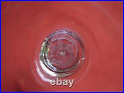 BACCARAT, SAINT REMY, SERIE DE 6 FLUTES A CHAMPAGNE EN CRISTAL, EPOQUE XXème