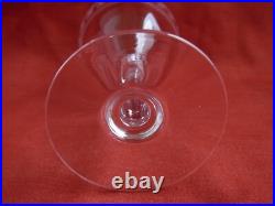 BACCARAT, SERIE DE 6 VERRES A EAU EN CRISTAL GRAVE, DEBUT XXème