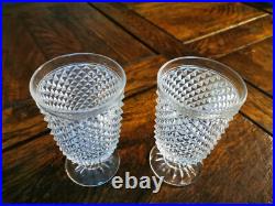 BACCARAT. Service de nuit en cristal moulé, modèle Diamants Biseaux BACCARAT. Service de nuit en cristal moulé, modèle Diamants Biseaux