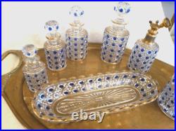 BACCARAT Service de toilettes Cristal (Diamant Pierreries)