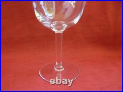 BACCARAT, St LOUIS, SERIE DE 6 VERRES A EAU EN CRISTAL GRAVE, DEBUT XXème BACCARAT, St LOUIS, SERIE DE 6 VERRES A EAU EN CRISTAL GRAVE, DEBUT XXème