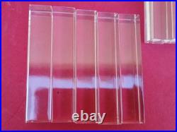 Baccarat 12 portes couteaux cristal + coffrets longueur 8 cms