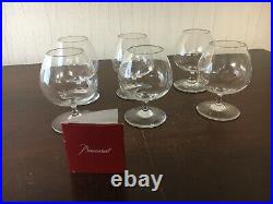 Baccarat 2 x 6 verres à cognac cristal de Baccarat (prix pour les 6 verres)