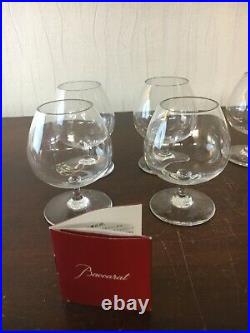 Baccarat 2 x 6 verres à cognac cristal de Baccarat (prix pour les 6 verres)
