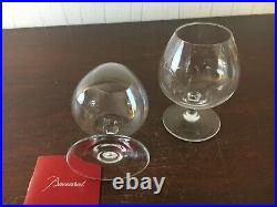 Baccarat 2 x 6 verres à cognac cristal de Baccarat (prix pour les 6 verres)