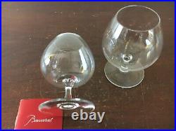Baccarat 2 x 6 verres à cognac cristal de Baccarat (prix pour les 6 verres)