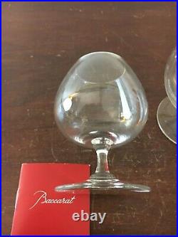 Baccarat 2 x 6 verres à cognac cristal de Baccarat (prix pour les 6 verres)