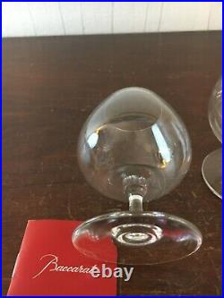 Baccarat 2 x 6 verres à cognac cristal de Baccarat (prix pour les 6 verres)