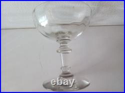 Baccarat 4 coupes à Champagne en cristal époque 1900