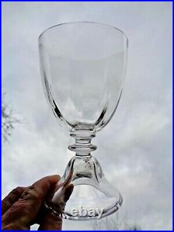 Baccarat 6185 Wine Glasses 6 Verre A Vin Eau Cristal Medieval Moyen Middle Age