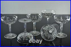 Baccarat 6 Coupes A Champagne Martiny En Cristal Taille Modele Epron Avant 1936