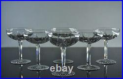 Baccarat 6 Coupes A Champagne Martiny En Cristal Taille Modele Epron Avant 1936