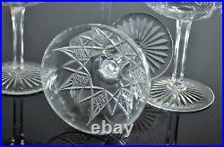 Baccarat 6 Coupes A Champagne Martiny En Cristal Taille Modele Epron Avant 1936