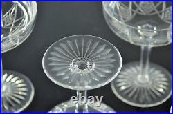 Baccarat 6 Coupes A Champagne Martiny En Cristal Taille Modele Epron Avant 1936