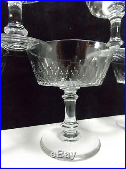 Baccarat-6 Coupes A Champagne Serv Cylindrique Taille 5777-richelieu-champigny-1
