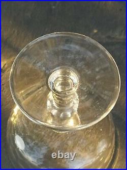 Baccarat 6 Coupes à Champagne en Cristal Taillé XIXeme, Anciennes