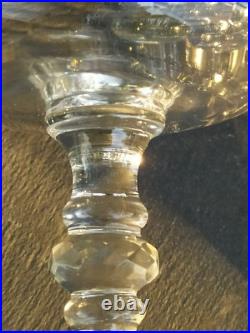 Baccarat 6 Coupes à Champagne en Cristal Taillé XIXeme, Anciennes