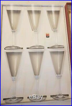 Baccarat 6 Flutes A Champagne En Cristal Du Service Perfection