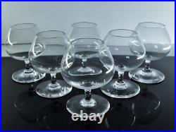 Baccarat 6 Grand Verres A Cognac En Cristal Souffle Modele Perfection Signe H12