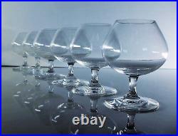 Baccarat 6 Grand Verres A Cognac En Cristal Souffle Modele Perfection Signe H12