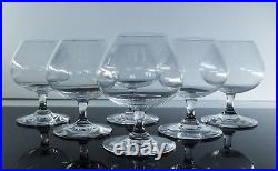 Baccarat 6 Grand Verres A Cognac En Cristal Souffle Modele Perfection Signe H12