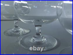 Baccarat 6 Grand Verres A Cognac En Cristal Souffle Modele Perfection Signe H12
