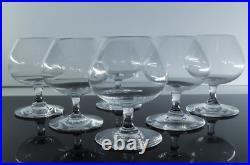 Baccarat 6 Grand Verres A Cognac En Cristal Souffle Modele Perfection Signe H12