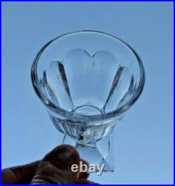 Baccarat 6 Likörglas Verres Cave A Liqueur Cristal Taille Cotes Plates 19eme At
