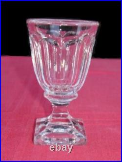 Baccarat 6 Likörglas Verres Cave A Liqueur Cristal Taille Cotes Plates 19eme At