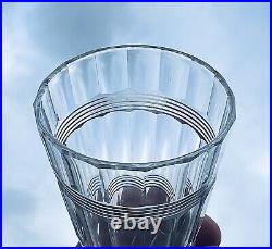 Baccarat 6 Shot Glasses Gobelet A Liqueur Cristal Taillé 8557 Chicago Art Deco