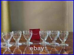 Baccarat 6 Verres Modele Cheverny N 5 Verre A Porto 7, 5 cm