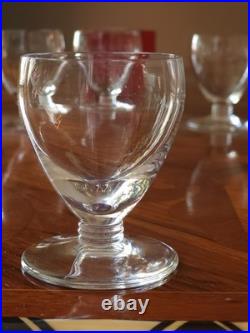 Baccarat 6 Verres Modele Cheverny N 5 Verre A Porto 7, 5 cm
