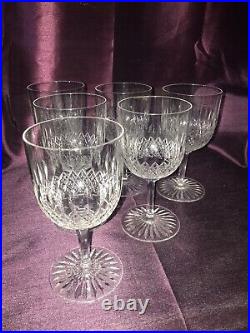 Baccarat 6 anciens grands verres à eau Forme 8470 Taille 5475