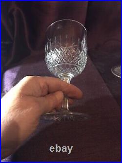 Baccarat 6 anciens grands verres à eau Forme 8470 Taille 5475